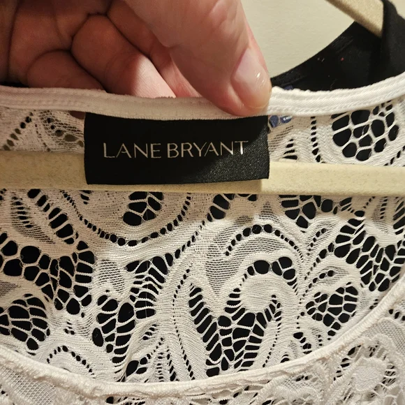 Lane Bryant 22/24 Elegant White Lace Dress - Picture 7 of 9